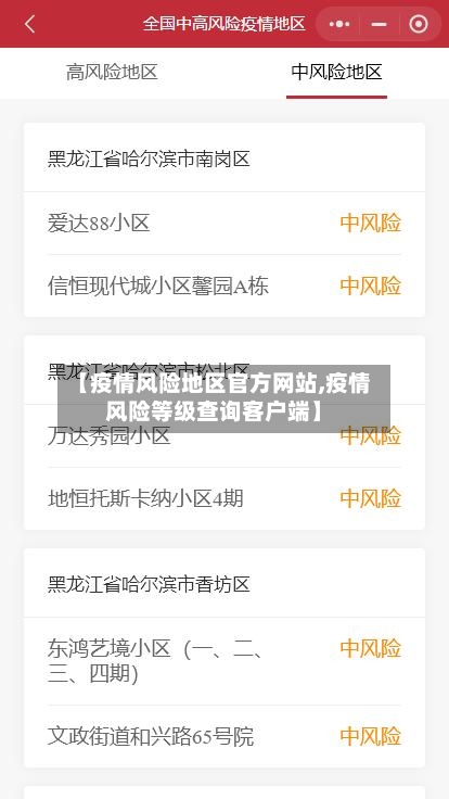 【疫情风险地区官方网站,疫情风险等级查询客户端】-第2张图片