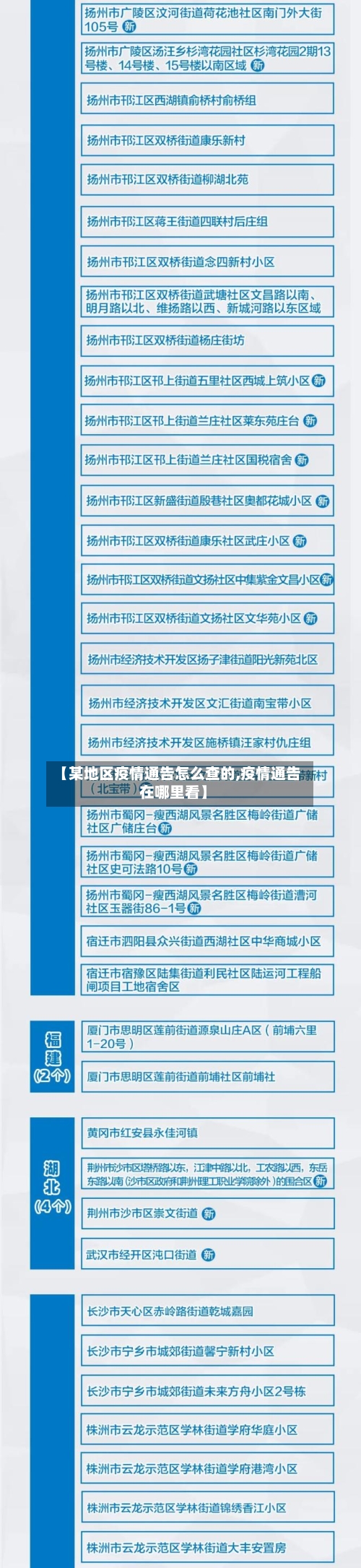 【某地区疫情通告怎么查的,疫情通告在哪里看】