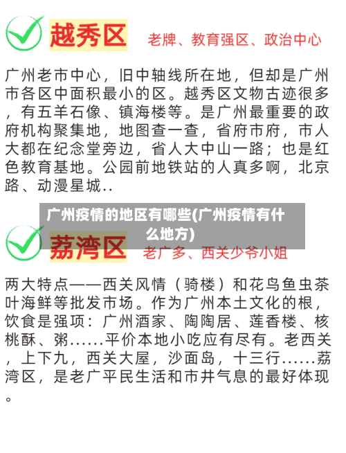 广州疫情的地区有哪些(广州疫情有什么地方)-第3张图片