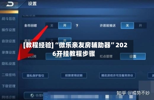 [教程经验]“微乐亲友房辅助器	”2026开挂教程步骤-第3张图片