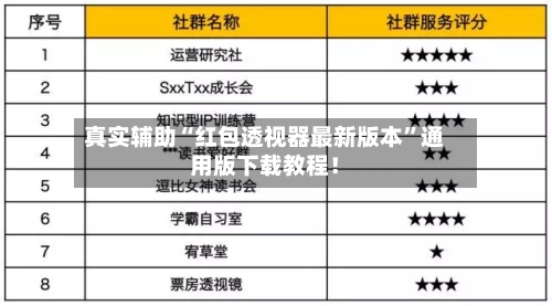 真实辅助“红包透视器最新版本	”通用版下载教程！-第2张图片