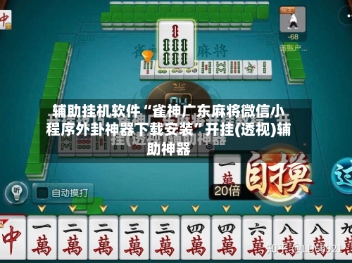 辅助挂机软件“雀神广东麻将微信小程序外卦神器下载安装”开挂(透视)辅助神器-第3张图片