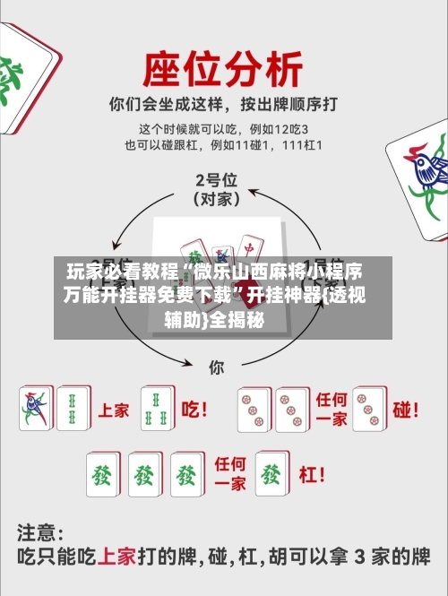 玩家必看教程“微乐山西麻将小程序万能开挂器免费下载”开挂神器{透视辅助}全揭秘-第3张图片