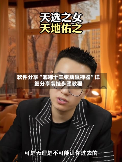 软件分享“嘟嘟十三张助赢神器”详细分享装挂步骤教程