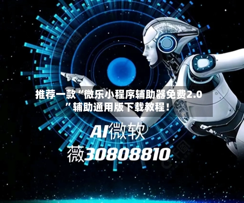 推荐一款“微乐小程序辅助器免费2.0”辅助通用版下载教程！-第3张图片