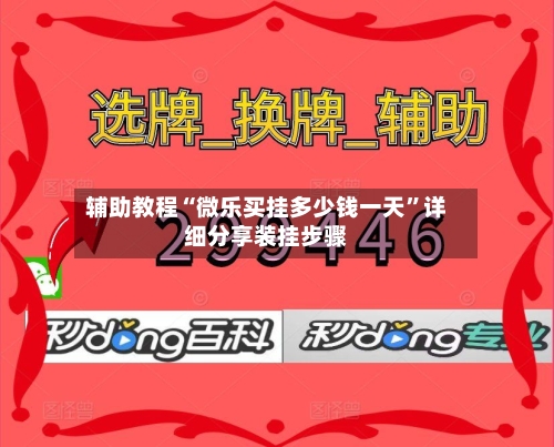 辅助教程“微乐买挂多少钱一天”详细分享装挂步骤-第3张图片