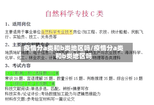 疫情分a类和b类地区吗/疫情分a类和b类地区吗-第2张图片