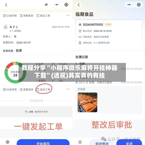 教程分享“小程序微乐麻将开挂神器下载”(透视)其实真的有挂