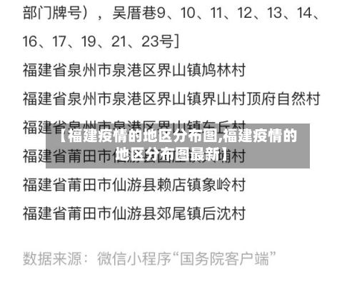 【福建疫情的地区分布图,福建疫情的地区分布图最新】-第2张图片