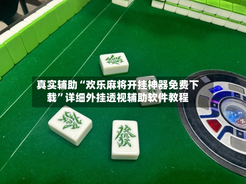 真实辅助“欢乐麻将开挂神器免费下载”详细外挂透视辅助软件教程-第2张图片