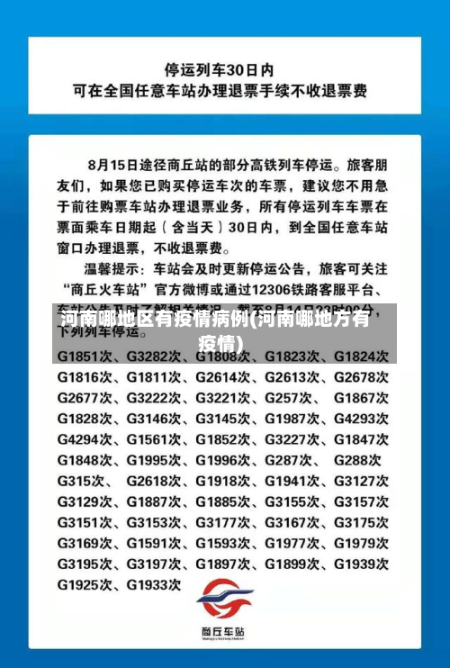 河南哪地区有疫情病例(河南哪地方有疫情)-第2张图片