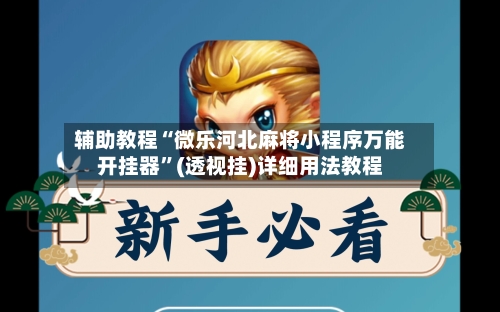 辅助教程“微乐河北麻将小程序万能开挂器”(透视挂)详细用法教程-第2张图片