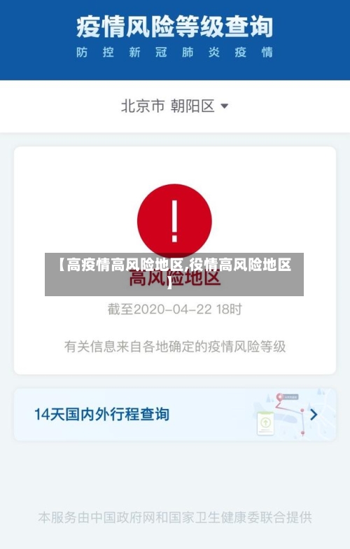 【高疫情高风险地区,役情高风险地区】-第2张图片