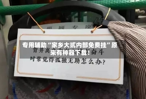 专用辅助“家乡大贰内部免费挂”原来有神器下载！-第2张图片