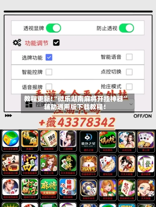 教程更新!“微乐湖南麻将开挂神器”辅助通用版下载教程！-第3张图片