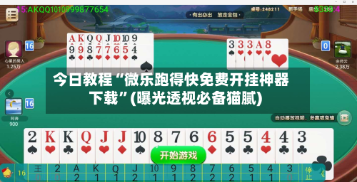 今日教程“微乐跑得快免费开挂神器下载”(曝光透视必备猫腻)-第3张图片