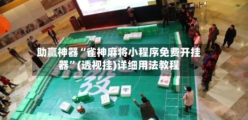 助赢神器“雀神麻将小程序免费开挂器”(透视挂)详细用法教程-第3张图片