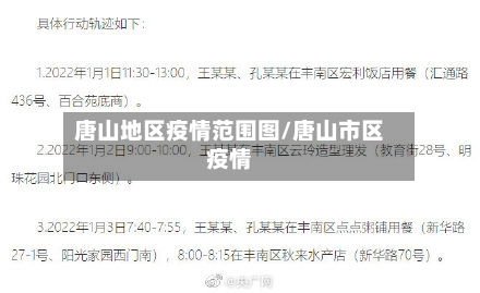 唐山地区疫情范围图/唐山市区疫情-第3张图片