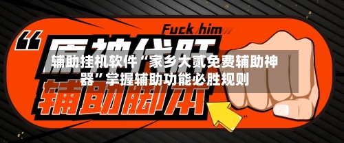 辅助挂机软件“家乡大贰免费辅助神器”掌握辅助功能必胜规则-第2张图片