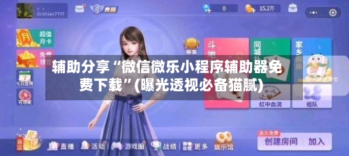 辅助分享“微信微乐小程序辅助器免费下载”(曝光透视必备猫腻)-第3张图片