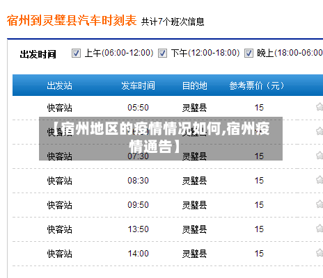 【宿州地区的疫情情况如何,宿州疫情通告】-第2张图片