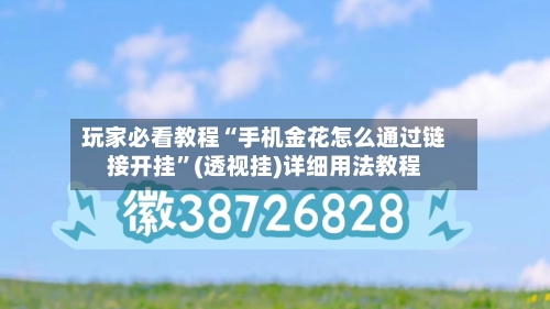 玩家必看教程“手机金花怎么通过链接开挂”(透视挂)详细用法教程-第2张图片