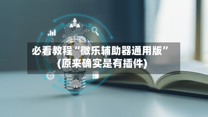 必看教程“微乐辅助器通用版”(原来确实是有插件)