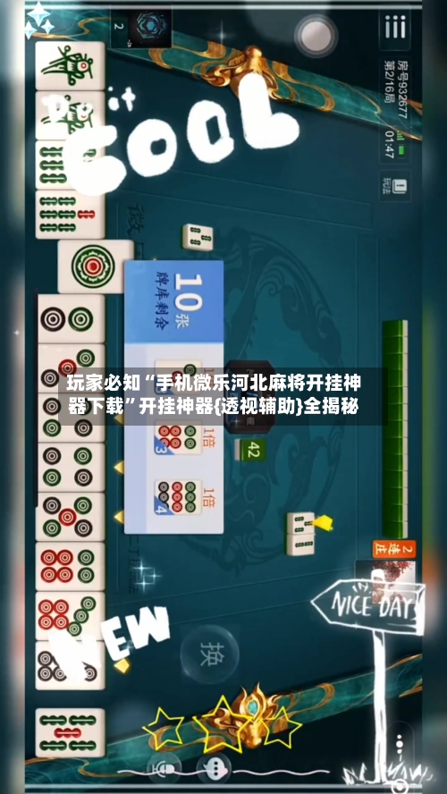 玩家必知“手机微乐河北麻将开挂神器下载”开挂神器{透视辅助}全揭秘-第2张图片