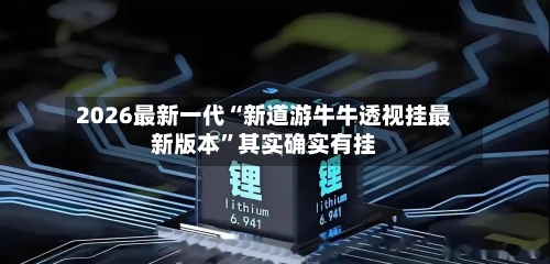 2026最新一代“新道游牛牛透视挂最新版本”其实确实有挂-第2张图片