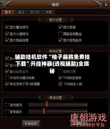 辅助挂机软件“柚子麻将免费挂下载	”开挂神器{透视辅助}全揭秘-第2张图片