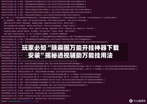 玩家必知“陕麻圈万能开挂神器下载安装	”揭秘透视辅助万能挂用法-第2张图片