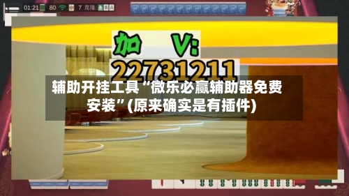 辅助开挂工具“微乐必赢辅助器免费安装	”(原来确实是有插件)-第2张图片