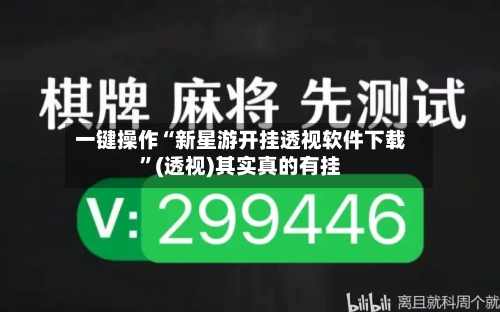一键操作“新星游开挂透视软件下载	”(透视)其实真的有挂-第2张图片
