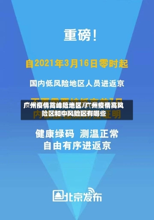 广州疫情高峰险地区/广州疫情高风险区和中风险区有哪些