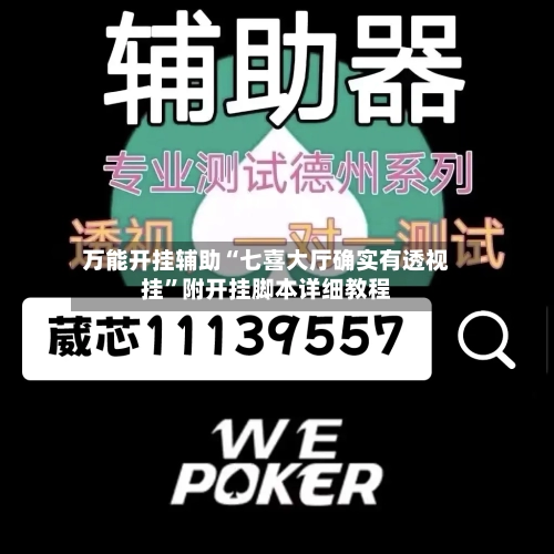 万能开挂辅助“七喜大厅确实有透视挂”附开挂脚本详细教程-第3张图片