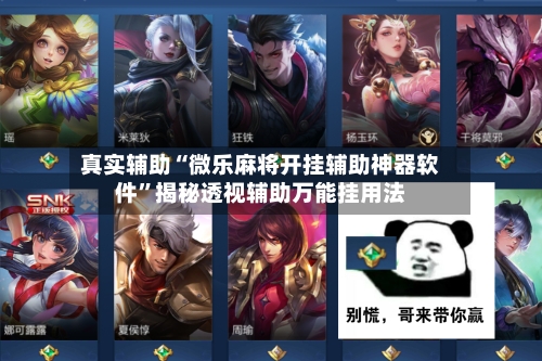 真实辅助“微乐麻将开挂辅助神器软件”揭秘透视辅助万能挂用法-第2张图片