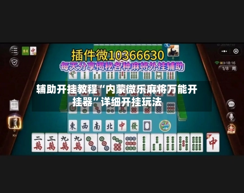 辅助开挂教程“内蒙微乐麻将万能开挂器”详细开挂玩法-第3张图片