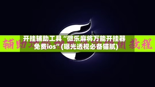 开挂辅助工具“微乐麻将万能开挂器免费ios	”(曝光透视必备猫腻)-第2张图片