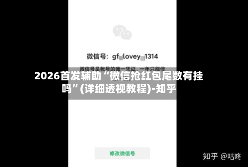 2026首发辅助“微信抢红包尾数有挂吗”(详细透视教程)-知乎-第2张图片