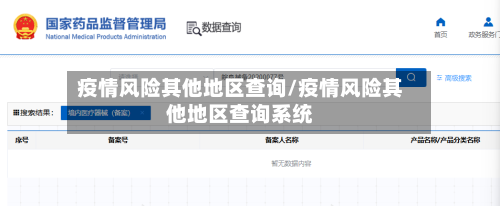 疫情风险其他地区查询/疫情风险其他地区查询系统-第3张图片