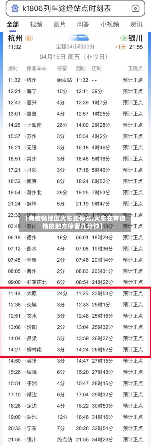【有疫情地区火车还停么,火车在有疫情的地方停留几分钟】-第2张图片