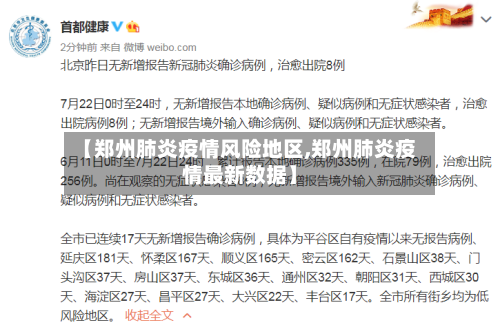 【郑州肺炎疫情风险地区,郑州肺炎疫情最新数据】