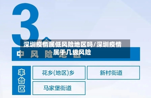 深圳疫情属低风险地区吗/深圳疫情属于几级风险
