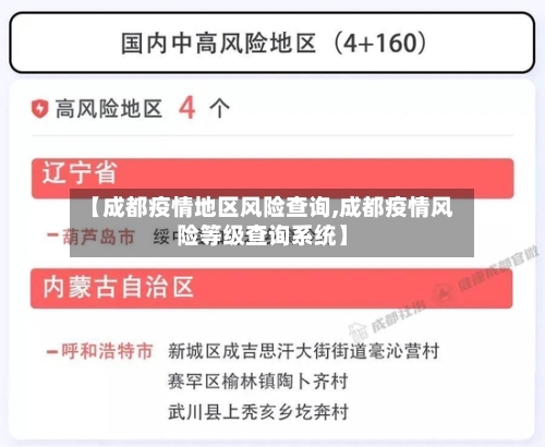 【成都疫情地区风险查询,成都疫情风险等级查询系统】-第2张图片