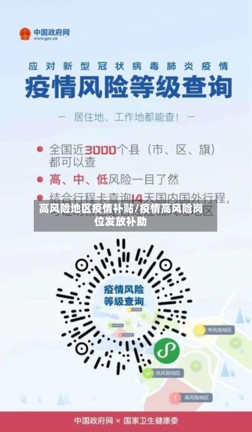 高风险地区疫情补贴/疫情高风险岗位发放补助-第2张图片