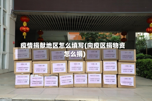 疫情捐献地区怎么填写(向疫区捐物资怎么捐)