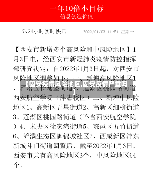 【固安疫情风险地区,固安疫情严重吗】