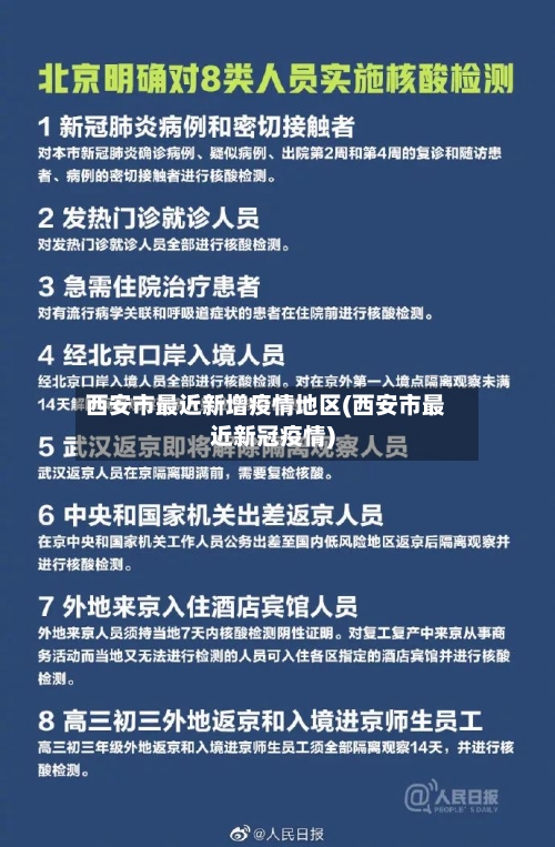 西安市最近新增疫情地区(西安市最近新冠疫情)