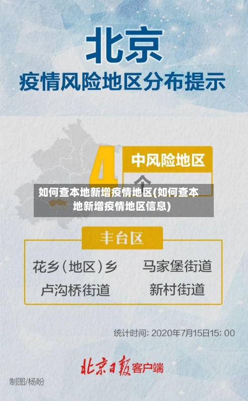如何查本地新增疫情地区(如何查本地新增疫情地区信息)-第2张图片