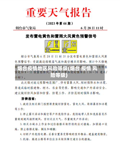 烟台疫情地区风险等级(烟台 疫情 风险等级)-第2张图片